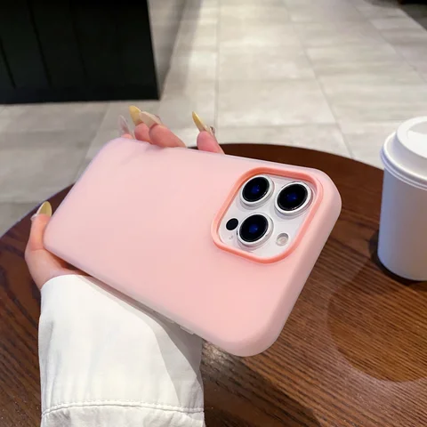 Мягкий матовый прозрачный чехол для телефона Candy для iPhone 17, 16, 15, 14, 13, 12, Pro Max Plus X Xs Max XR, противоударный силиконовый чехол-бампер