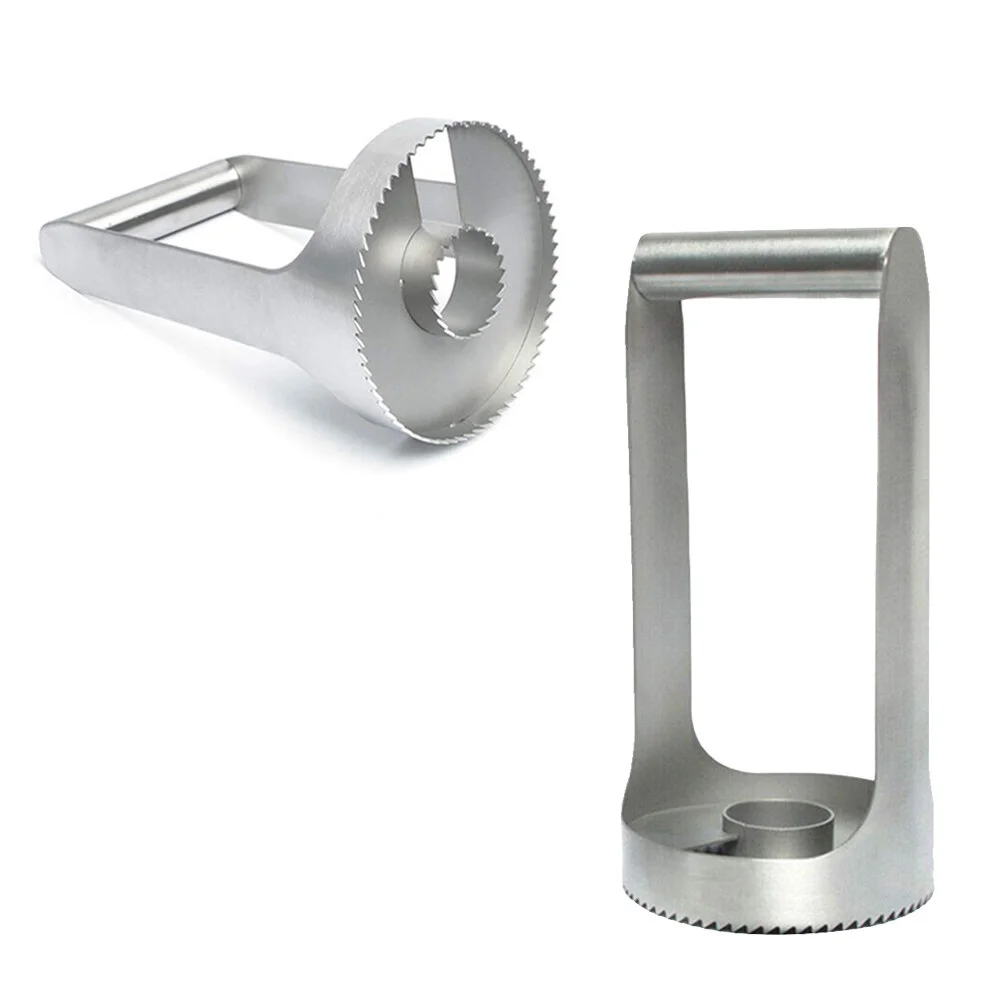 

Pineapple Mango Peeler Corer Remover Tool Slicer Core Gadget Extractor Steel Huller Stainless Vegetable Cutting Chopper Pepper