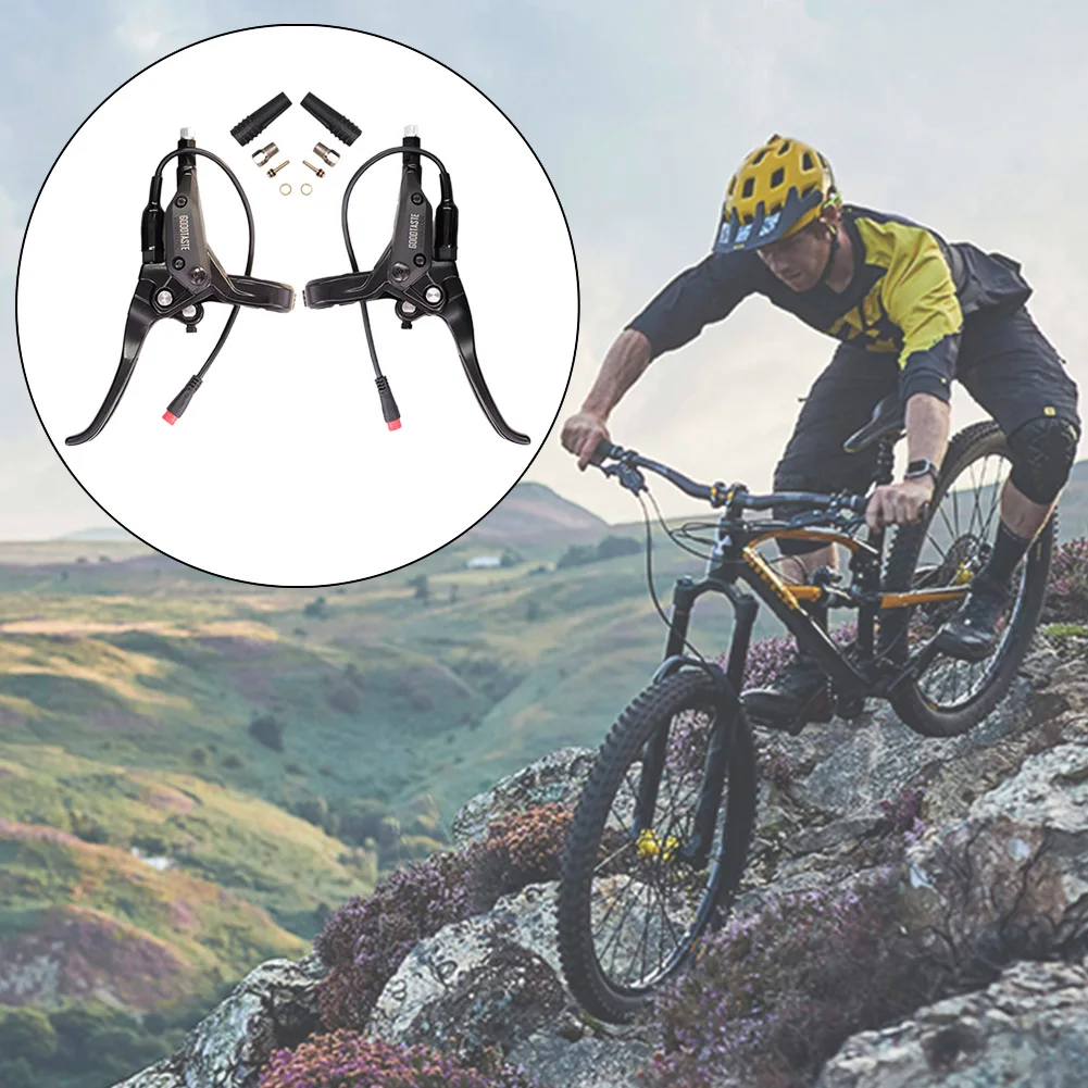 

Goodtaste GT03 масло отключения питания 2 штырька MTB ручка велосипедного тормоза водонепроницаемый левый/правый Тормозной рычаг электрические велосипедные аксессуары