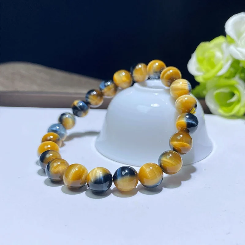 

Браслет «тигровый глаз», 2 цвета, желтый и синий