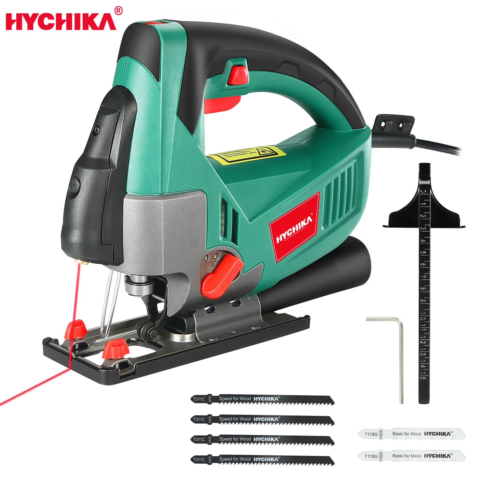 Лазерная Лобзиковая пила HYCHIKA 750 Вт многофункциональная электрическая с 6
