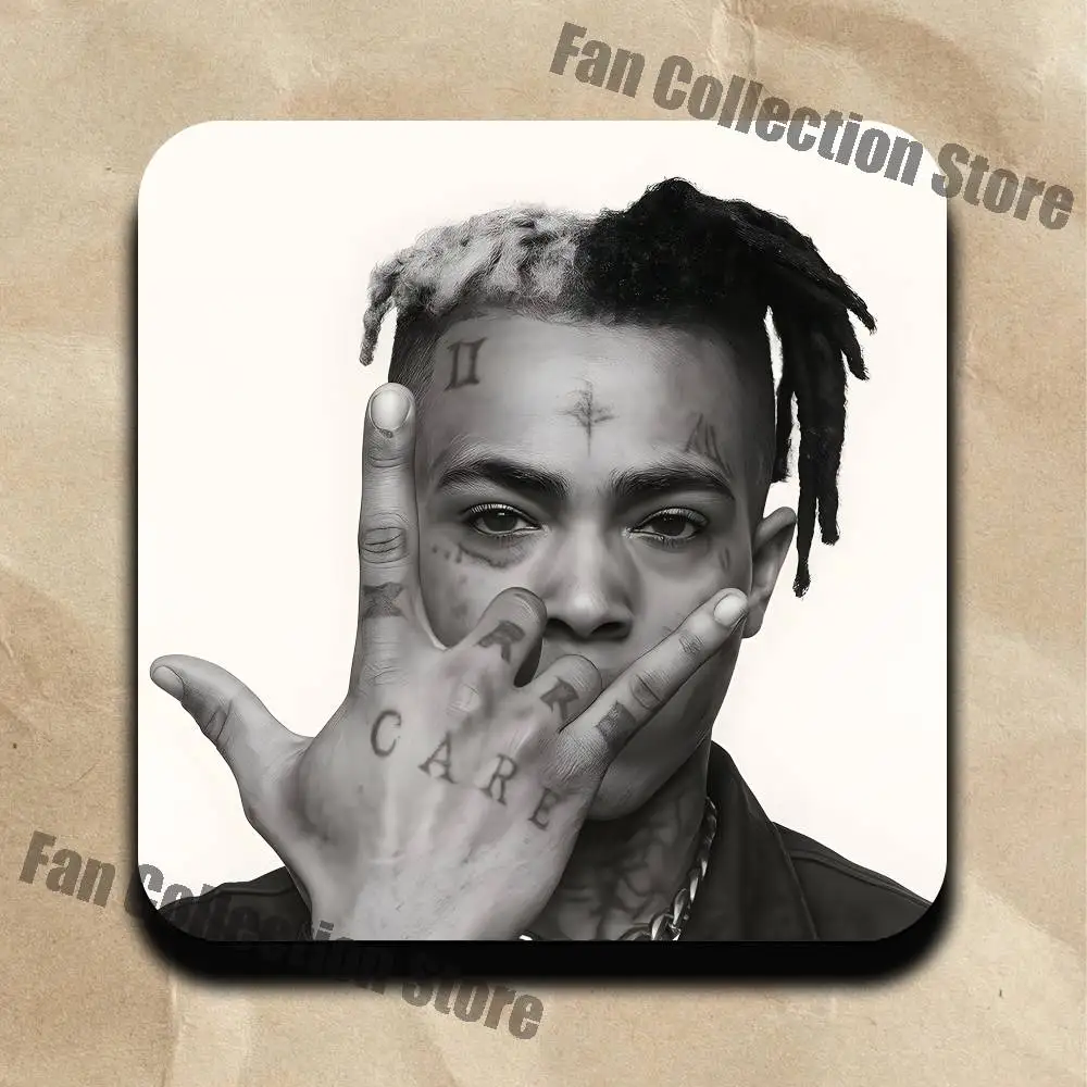 Фото Магниты на холодильник с сублимационной печатью: Рэпер X-Xxxtentacion, мультяшные аниме-персонажи, милые магниты, персонализированные сублимационные товары для кухни №4