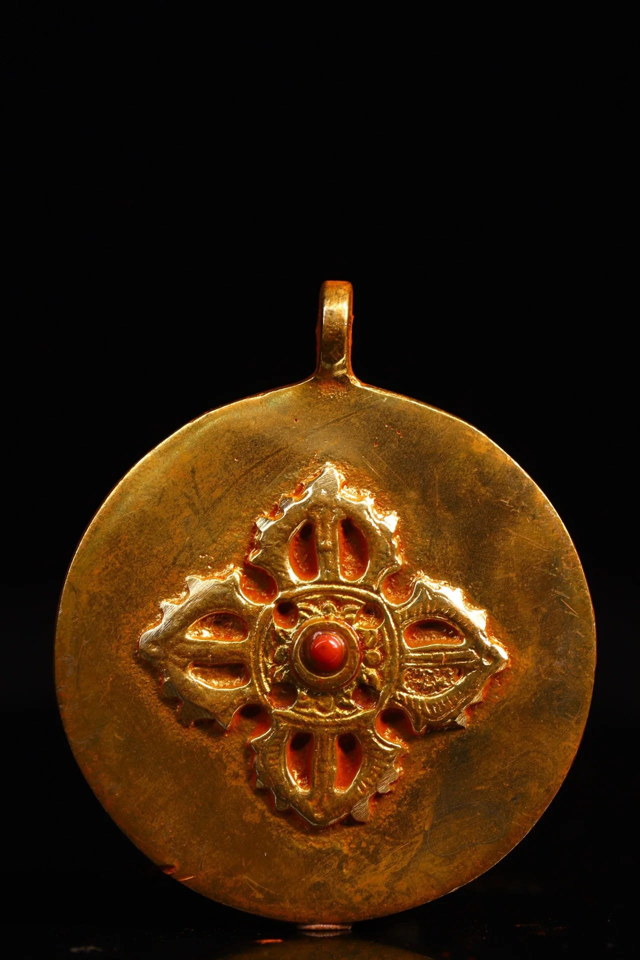 

Статуэтка Тибетский храм SIYAO медная позолоченная