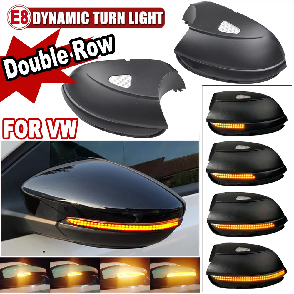 Для VW Passat B7 CC Scirocco Jetta MK6 EOS динамический поворотный сигнал внешнее боковое крыло