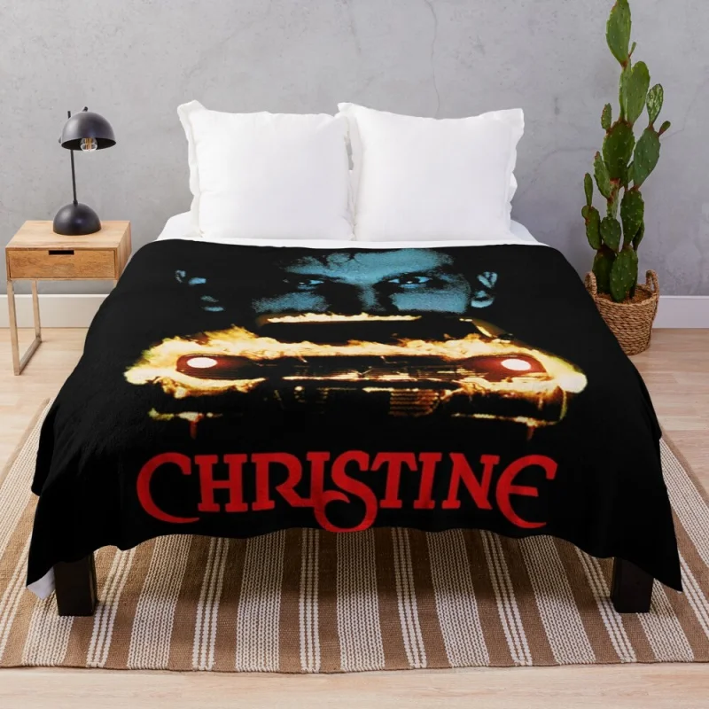 

Christine and Arnie Tshirt Funny Gifts Throw Blanket Soft Blanket Fluffy Shaggy Warm Bed Fashionable