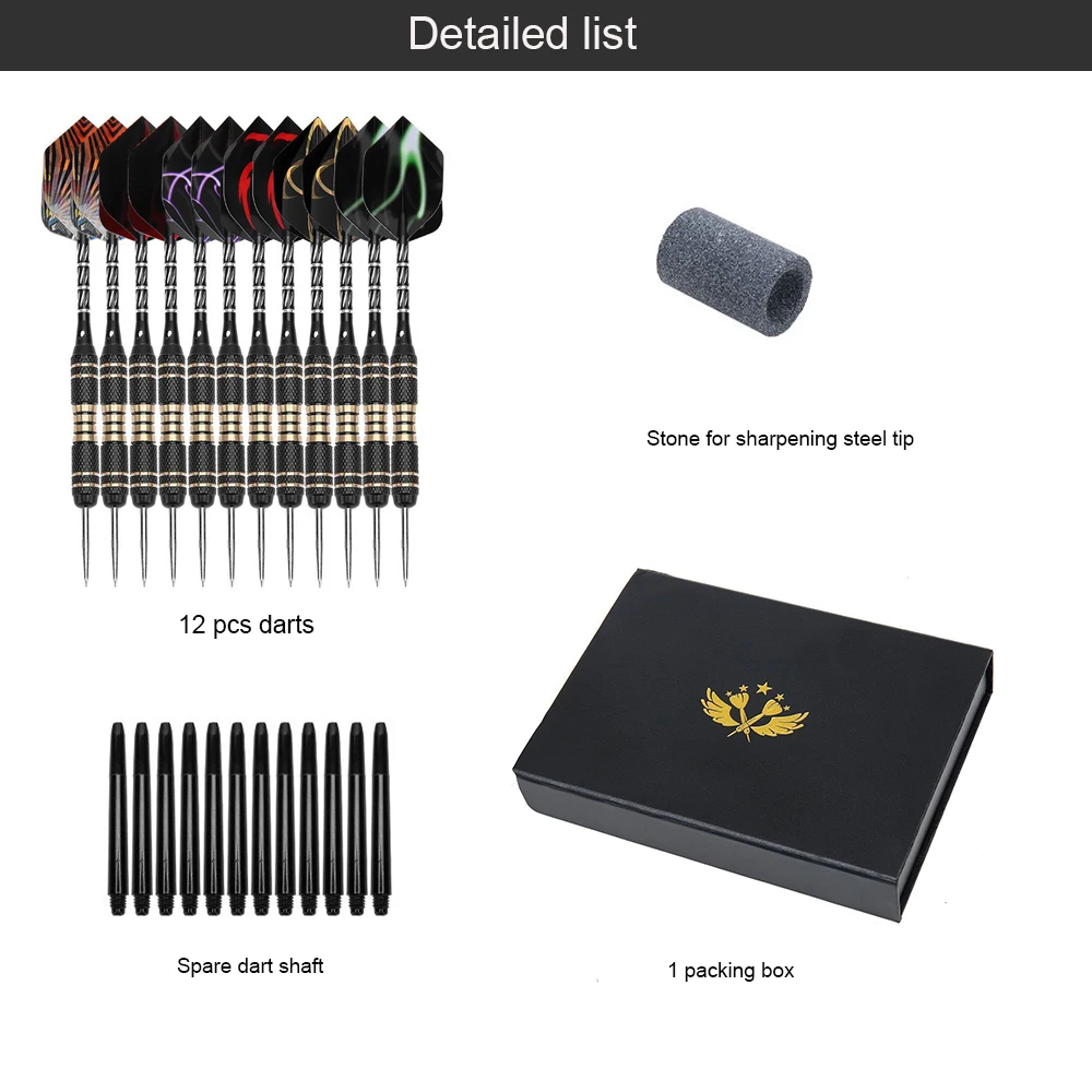 12 шт. 23 г технические дротики пластиковый контейнер для хранения