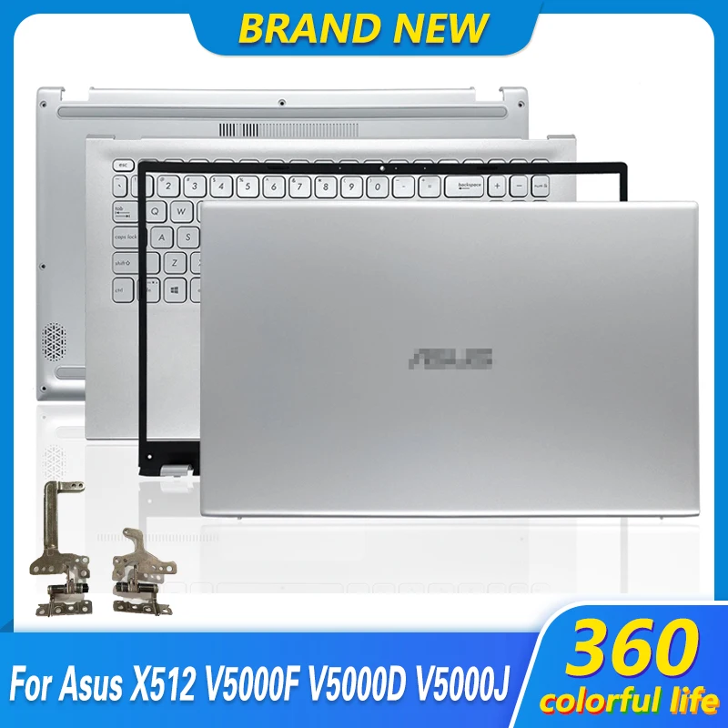

Новинка, чехол для ASUS VivoBook 15 X512 V5000F V5000D V5000J, задняя крышка ЖК-дисплея/Передняя панель/Упор для рук/Нижняя крышка/петли, крышка корпуса