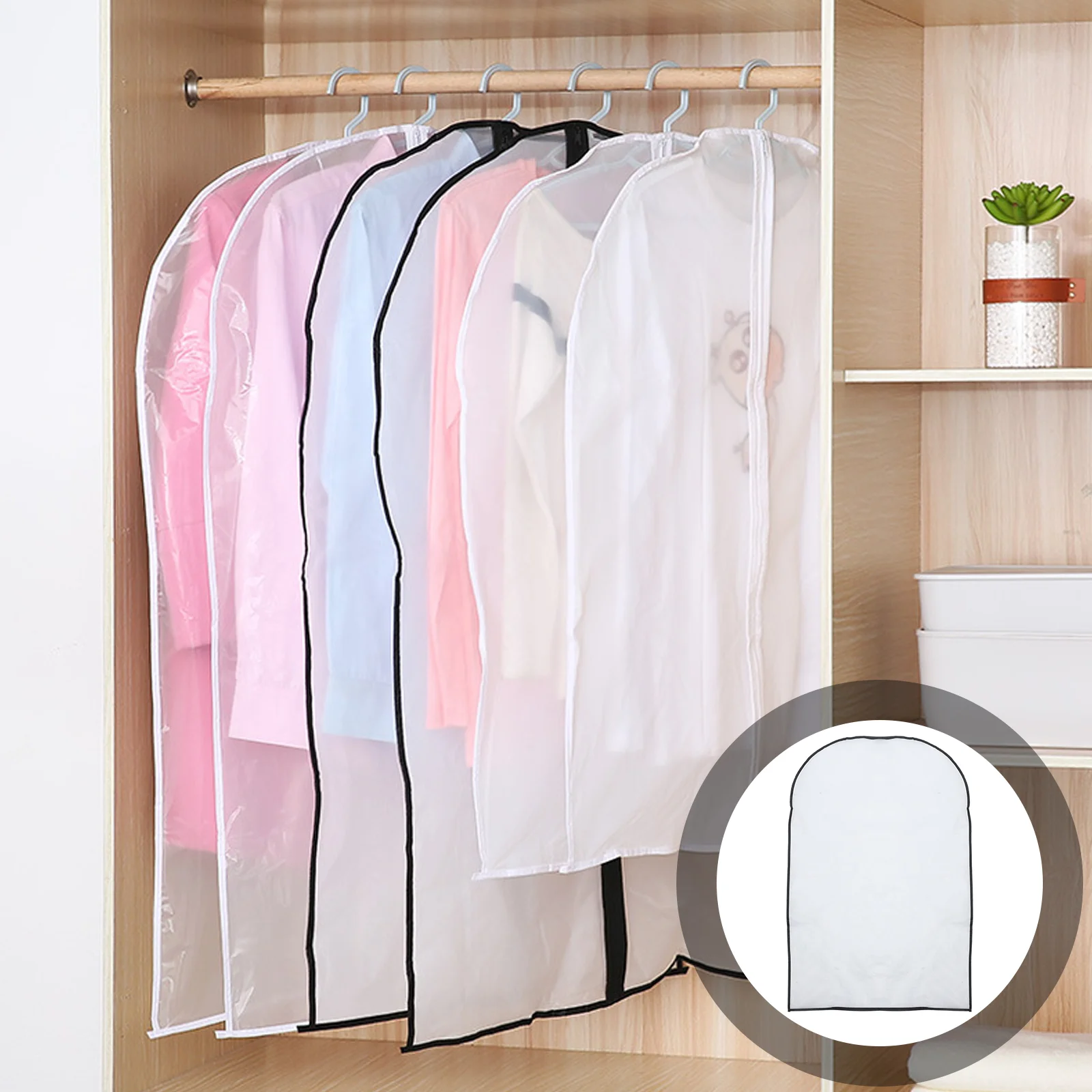 

Garment Cover Hangingsuitdress Dry Cleaner Suede Gowns Storage Clothes Gown Clothing Coats Jacketstravel Reusable Cleaning