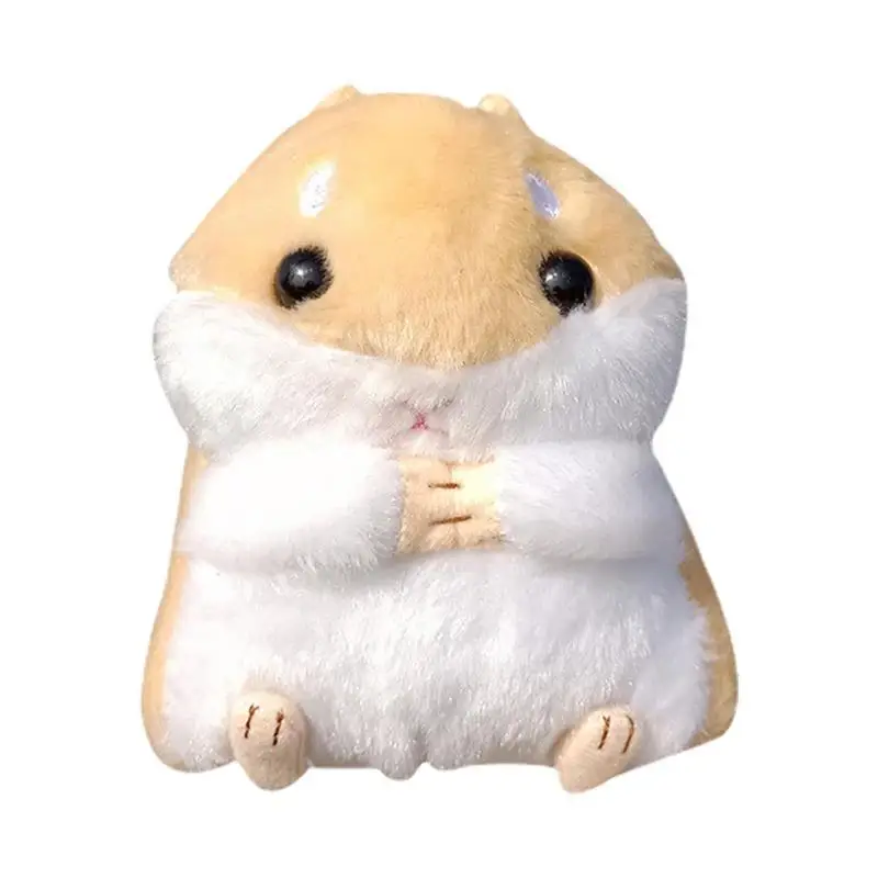 

Hamster Key Ring Cute Hamster Plush Animals Keychain Hamster Plush Animal Small Stuffed Doll Keychain Key Holder Bag Pendant