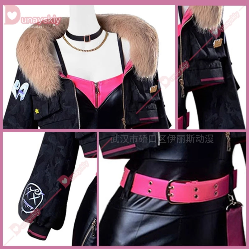 ULTRA C Azusawa Kohane косплей аниме PSCSF костюм униформа черное пальто платье парик