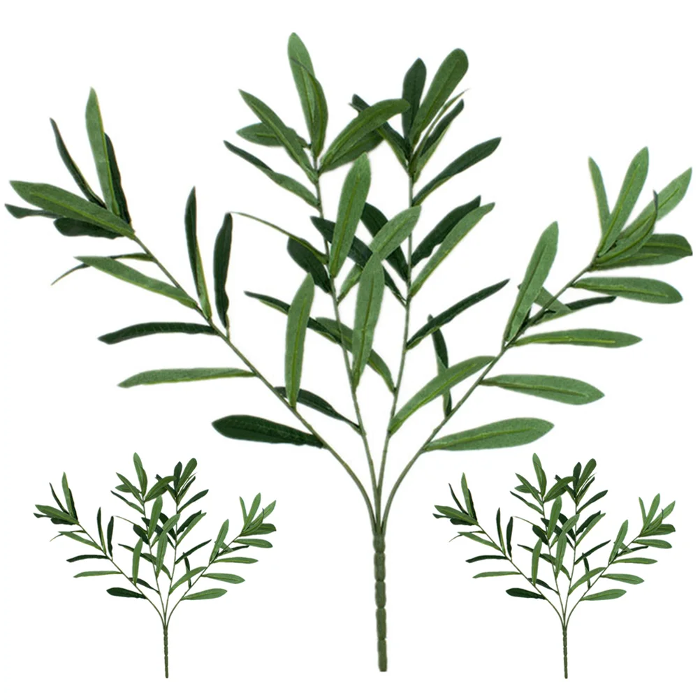 

3pcs Delicate Simulation Realistic Olive Branches Stems