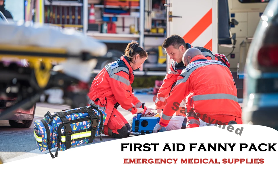 SAFETYMED First Responder Фельдшер Первая помощь Fanny Pack Только сумка для экстренной помощи
