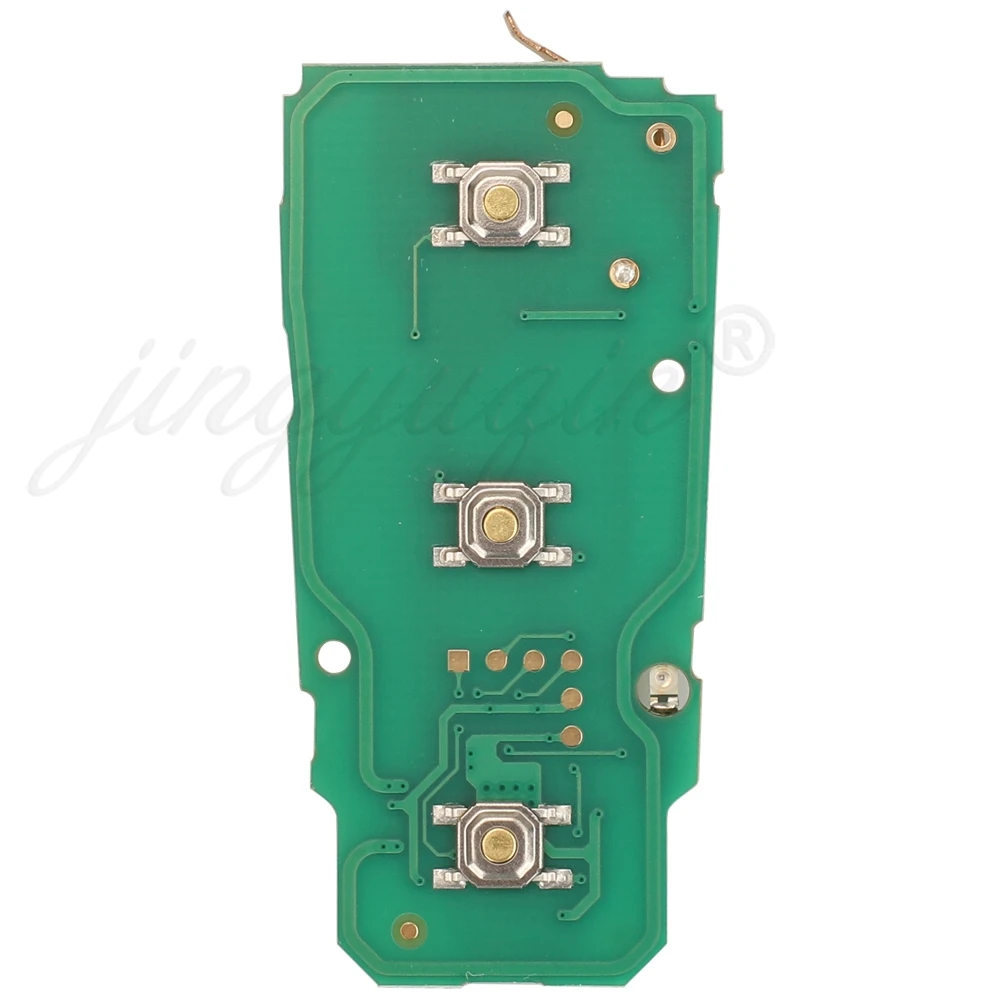 

jingyuqin 5шт 3C 0959752 BA дистанционный автомобильный брелок 434 МГц ID48 чип для Volkswagen подходит для VW Passat B6 3C B7 Magotan CC 3 кнопки