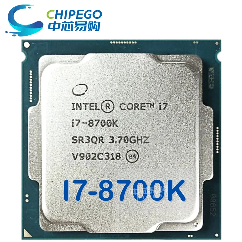 Intel CPU Core i7-8700K 3.7GHz 12Mキャッシュ 6コア/12スレッド LGA1151 BX80684I787-