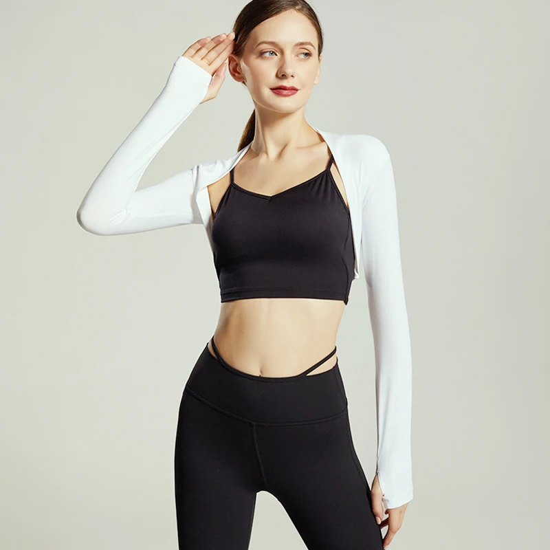 Балетная шаль с длинным рукавом цвет в ассортименте