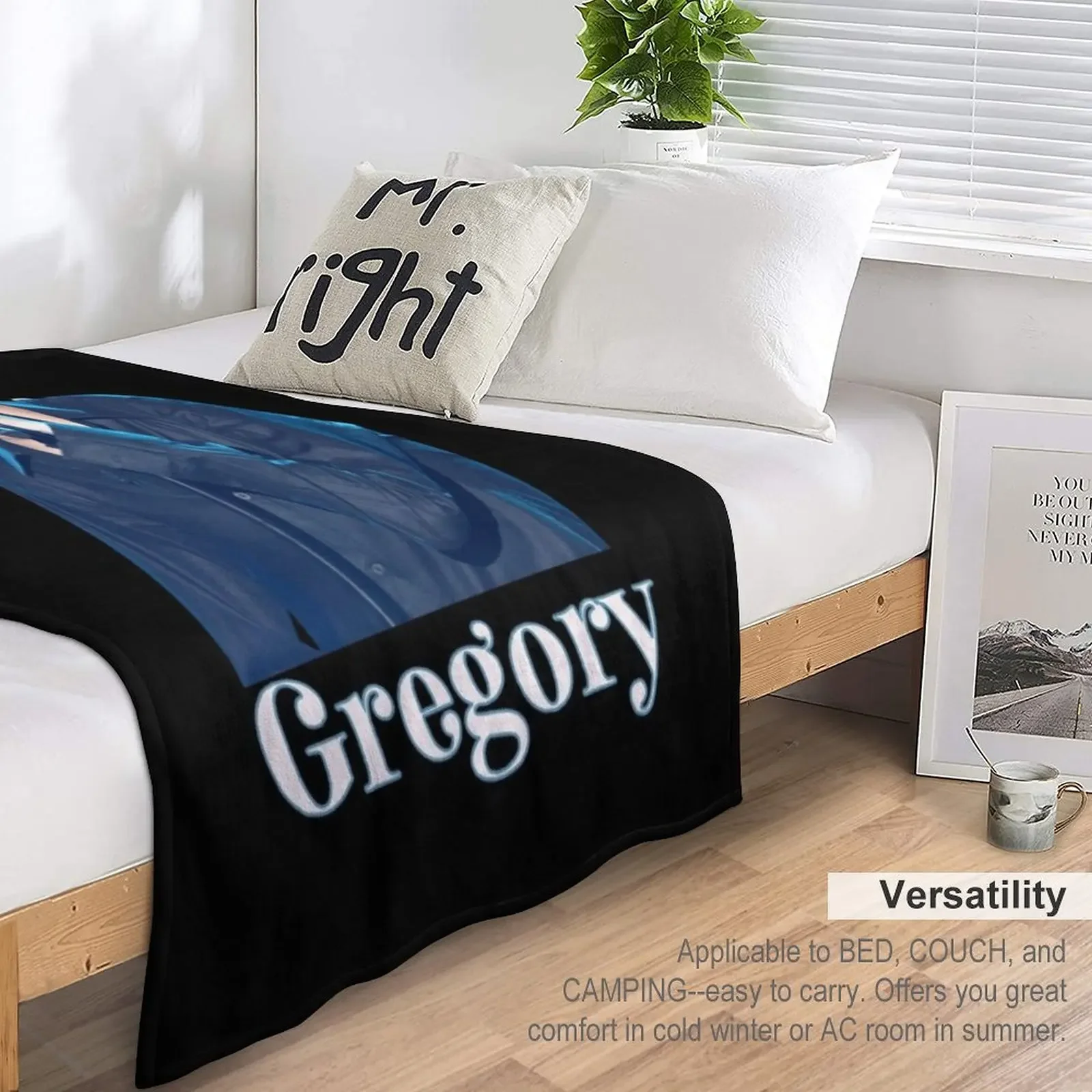 Роскошное фланелевое одеяло для певицы Gregory lemarchal - Rip gregory