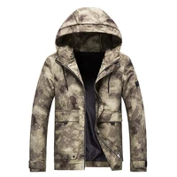 spring and autumn new trend tooling camouflage casual jacket youth hooded jacket
