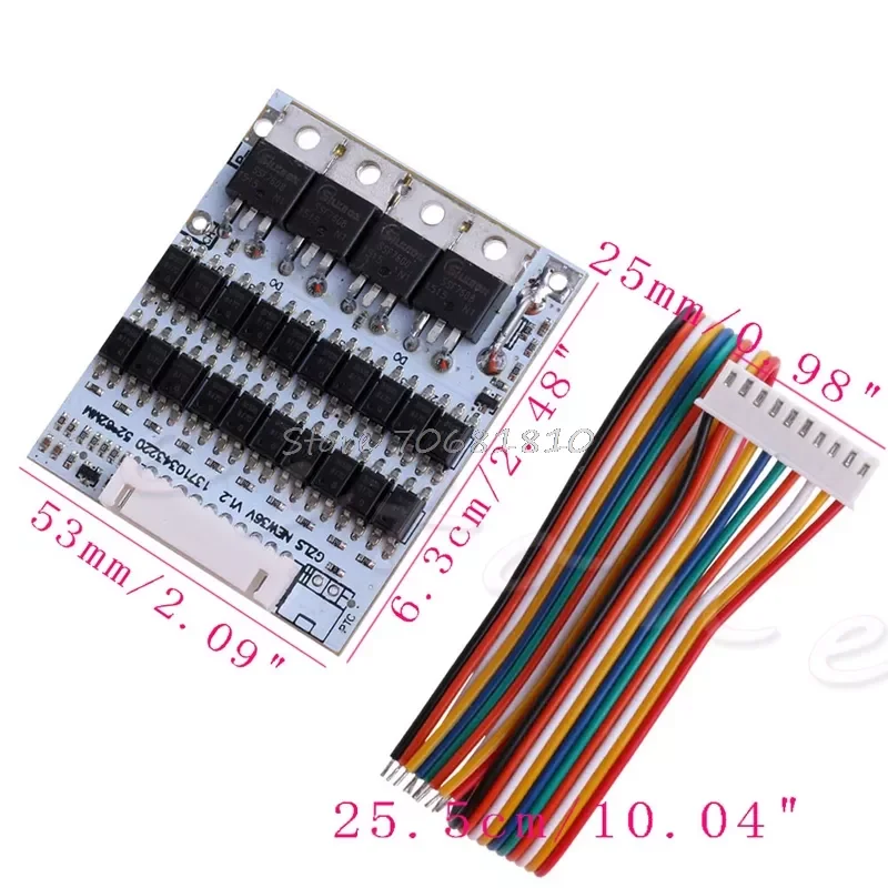 

10S 36V Li-ion Lithium Cell 40A 18650 Battery Protection BMS PCB Board Balance