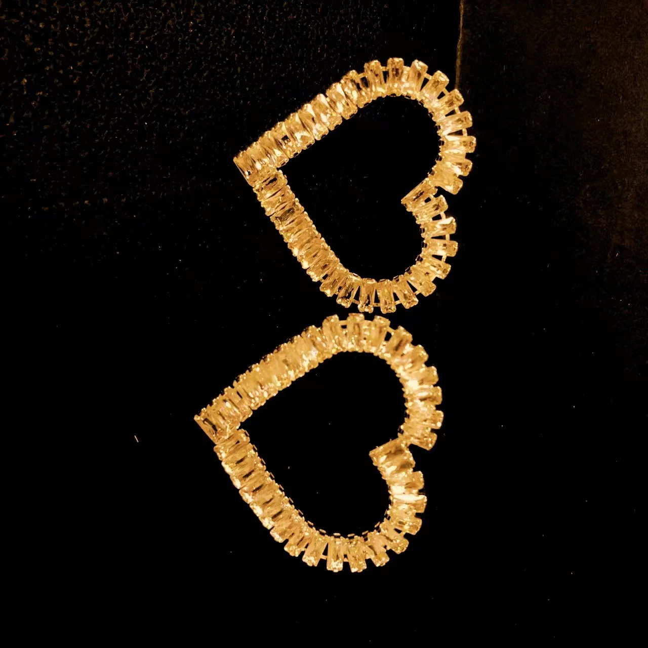 Freetry романтические Многослойные Полые серьги в форме сердца женские элегантные