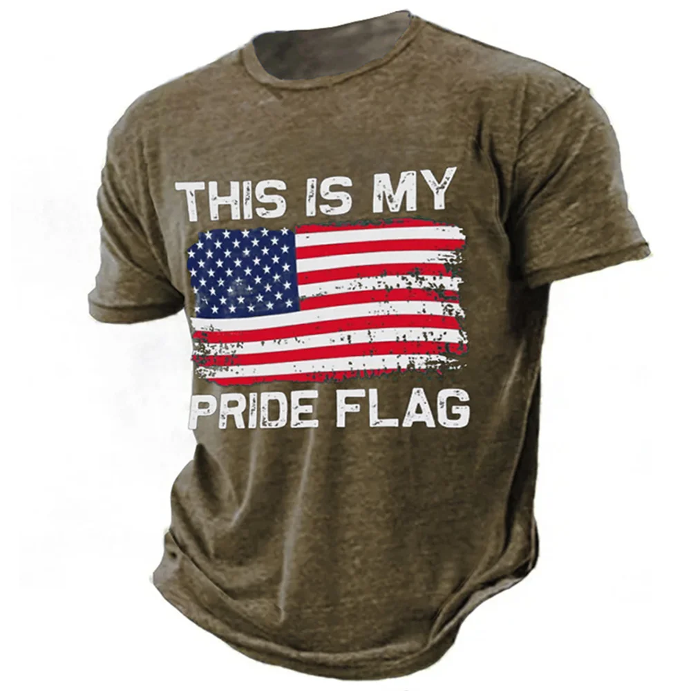 

Men's Summer Short Sleeve T-shirt Casual Letter Printing Pattern Top TEE Extra Large Loose Cotton Short Sleeve Men's T-shirt