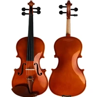 handmade rosin violin instrument parts cordal real acoustic children violin strings bag wood case violino musical instruments
