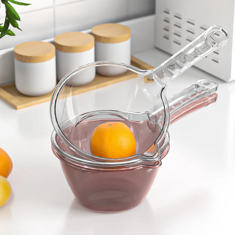 

Household Kitchen Water Scoop Plastic Water Ladle Thicken Bath Ladle Dipper Kitchen Bathroom Washing Tools Accessories