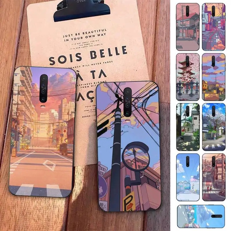 

Japanese Anime Hand Painted House Phone Case for Redmi 5 6 7 8 9 A 5plus K20 4X S2 GO 6 K30 pro