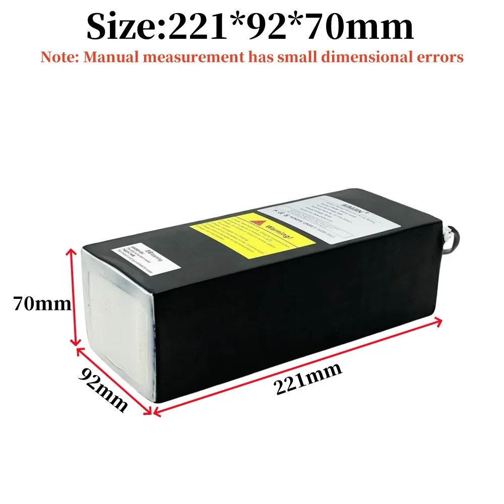 Литий-ионный аккумулятор 48 В 10500 мАч/504 Втч для велосипедной батареи Kugoo V1 13S3P