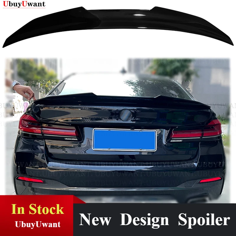 

For BMW 5 Series G30 G38 520i 535i 530i 525i Spoiler 2017-2021 ABS Material Rear Trunk Wing PSM Style Sport Body Kit Accessories