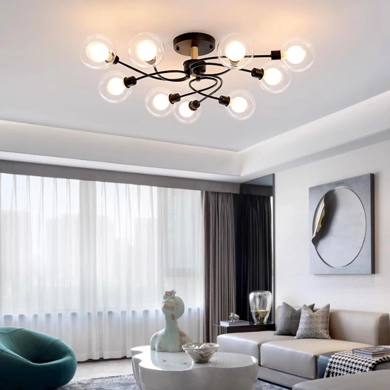 

Pendant Lamp Led Art Chandelier Light Room Decor Nordic smart home decoration living indoor dining