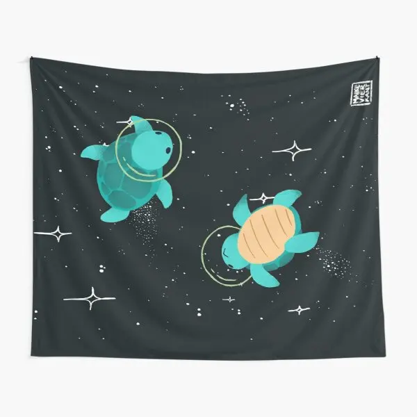 

Space Turtles Tapestry Decoration Decor Yoga Hanging Bedroom Wall Towel Living Room Mat Printed Art Colored Blanket Travel