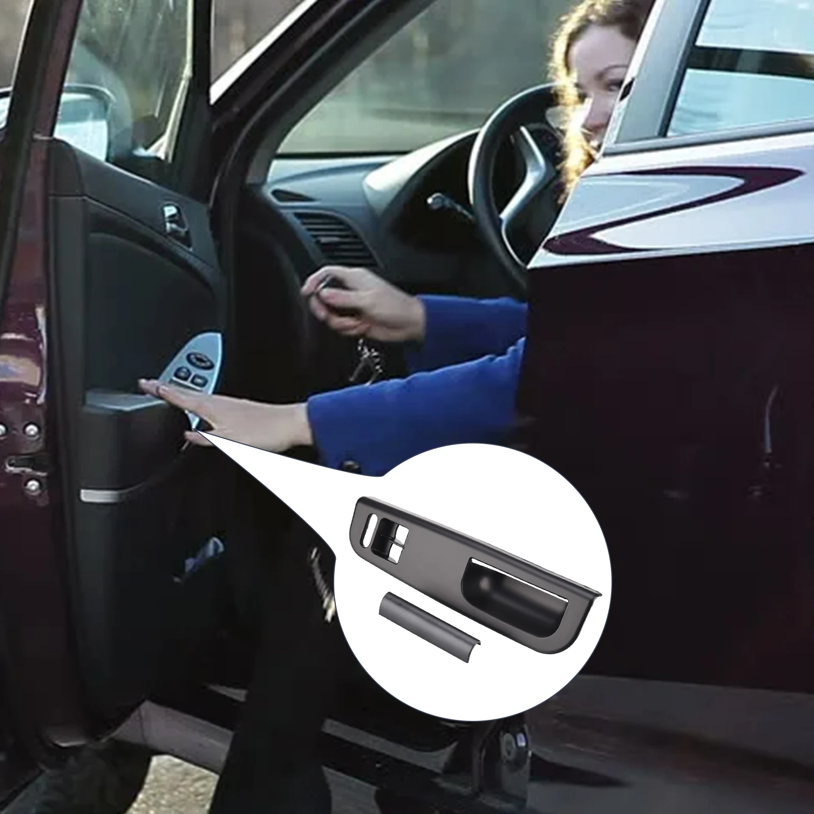 Передняя левая панель управления переключателем стекла Панель облицовкой с