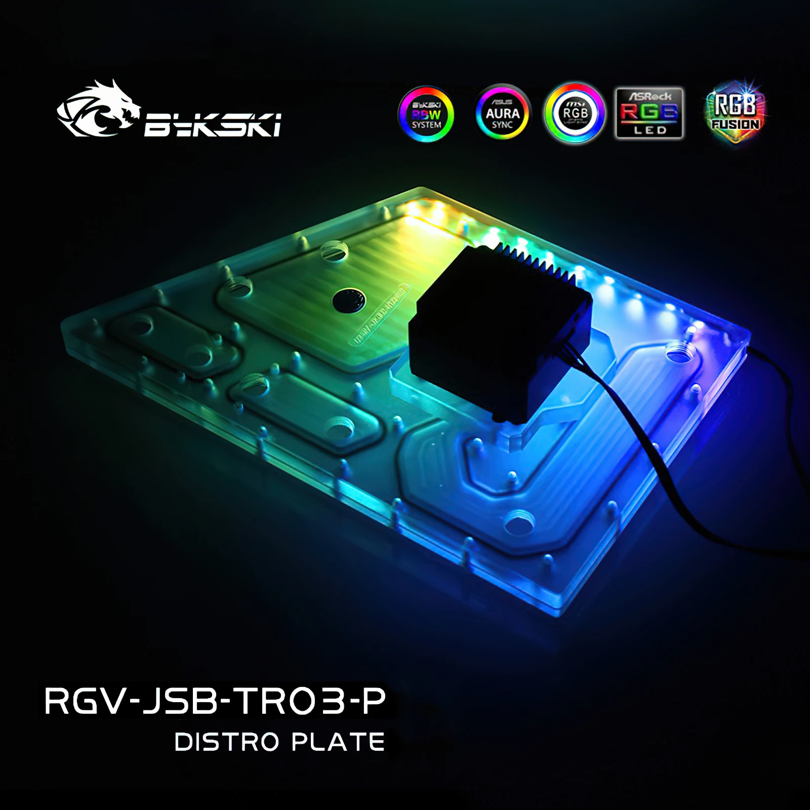 Bykski RGB водоохлаждающая пластина для водного охлаждения JONSBO TR03
