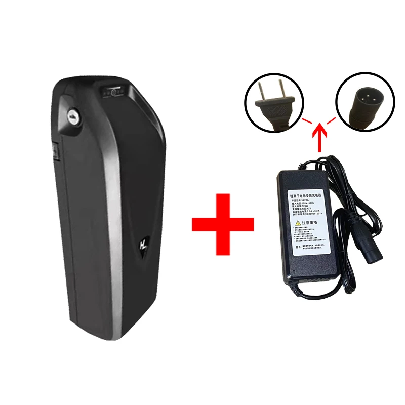 

18650 48V 10000mAh Lithium Battery Ebike Suitable for Hailong Electric Bicycle 350W 500W 750W 1000W Charger+ Cell