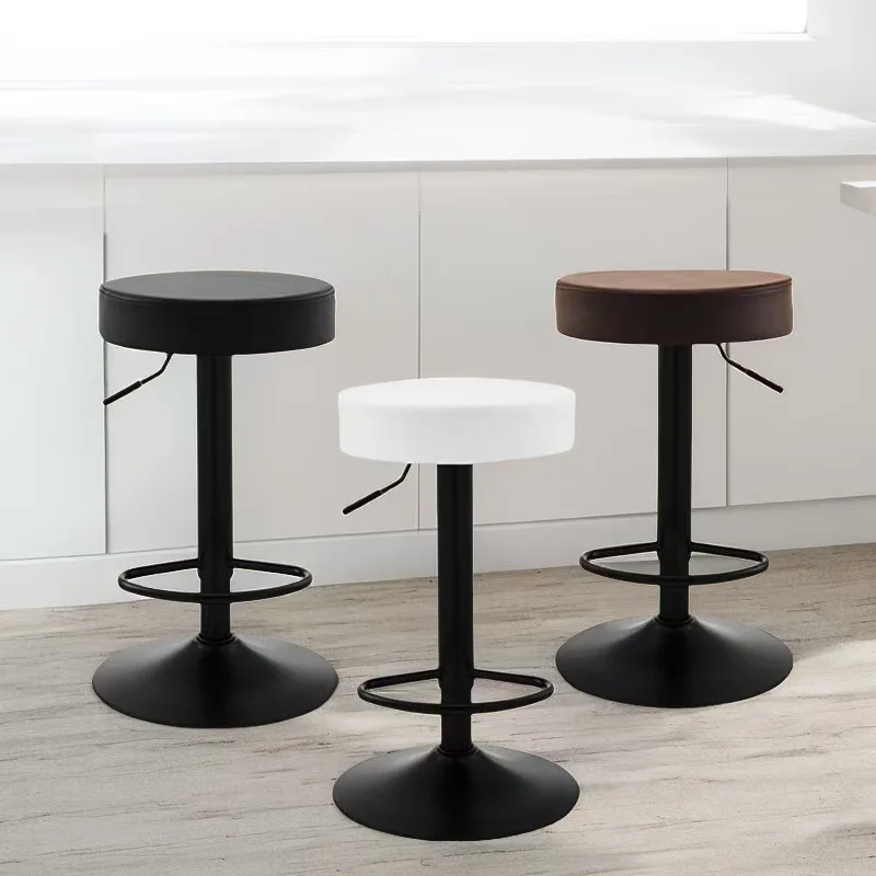 Маленький круглый стул для дома высокий Интернет-знаменитости вращающийся