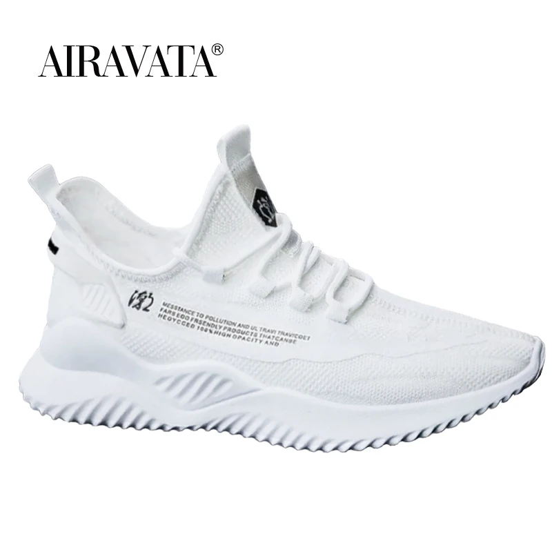 Men Casual Shoes Sneakers Summer Flying Fabric Lac-up Sneakers Comfortable Breathable Walking Shoes
