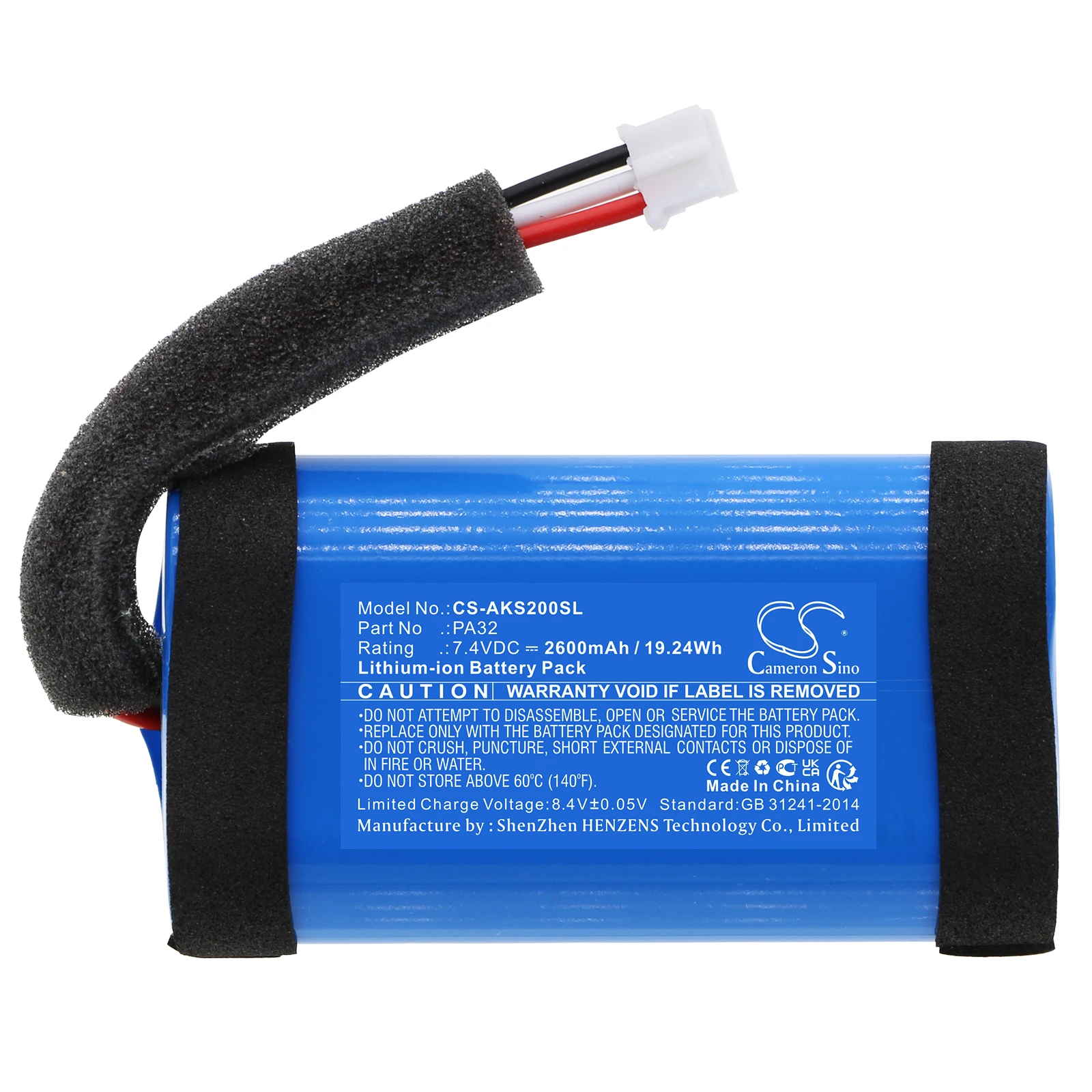 Сменный аккумулятор CS для Anker A3161 A3165 Soundcore Flare 1 2 PA32 2600 мА