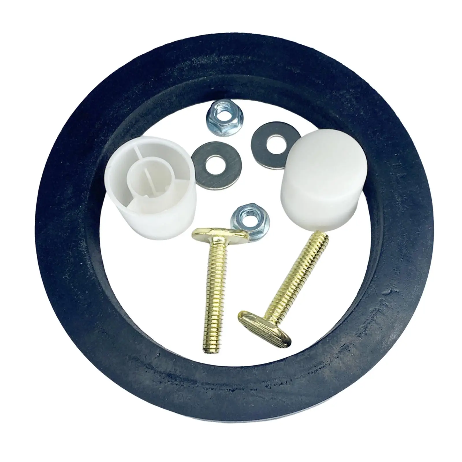 

Seal Replacement of RV Toilet for 300, 310, 320 Series with Brass Nuts and Easily Install Sturdy Lightweight Practical