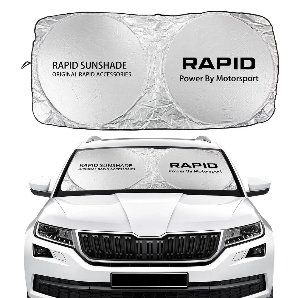 

Для Skoda Rapid Karoq Kodiaq Kamiq Octavia Roomster Fabia Superb Scala Citigo Enyaq автомобильный солнцезащитный козырек на лобовое стекло аксессуары