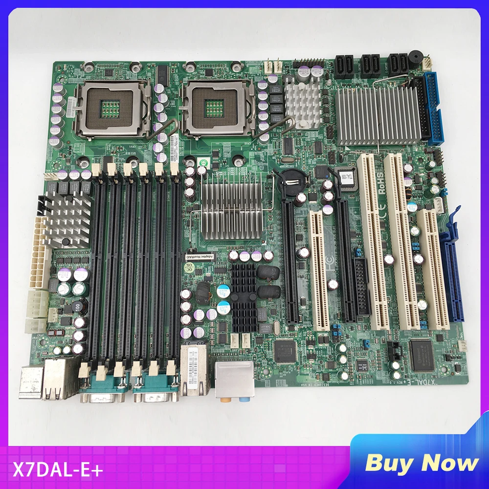 

X7DAL-E + для материнской платы Supermicro рабочей станции с двумя LGA771 Xeon четырехъядерным процессором 5400/5300, двухъядерным процессором 5200/5100/5000