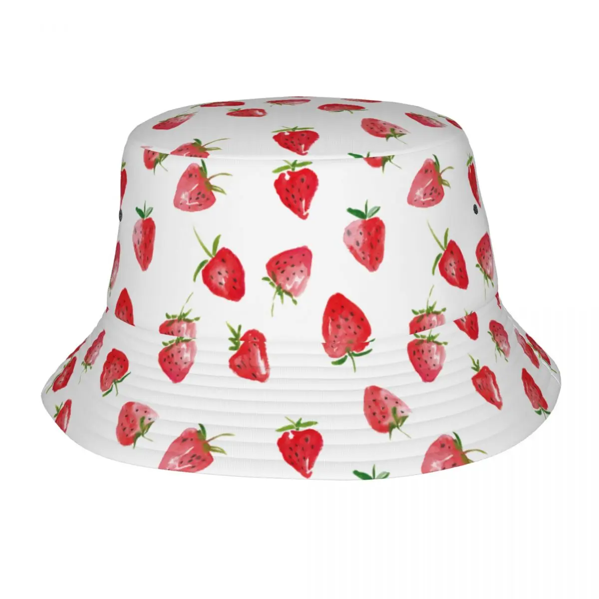 Весенние головные уборы с клубничкой уличная шляпа от солнца для женщин и мужчин