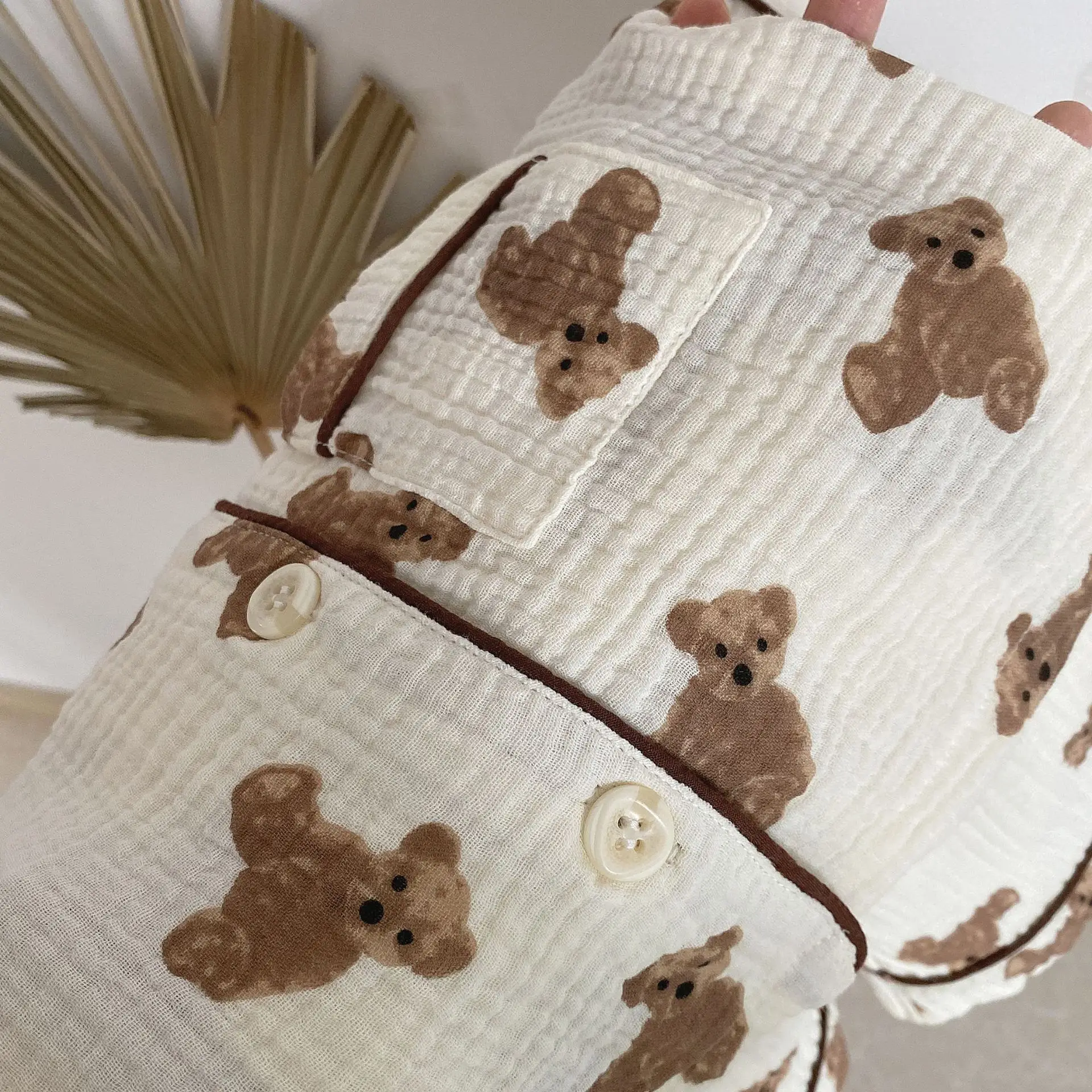 Criscky Children Pyjama Sets Cotton Sleepwear Summer Short Sleeve Nightwear Girl Boy Homewear Kids Clothes Girls Pajamas