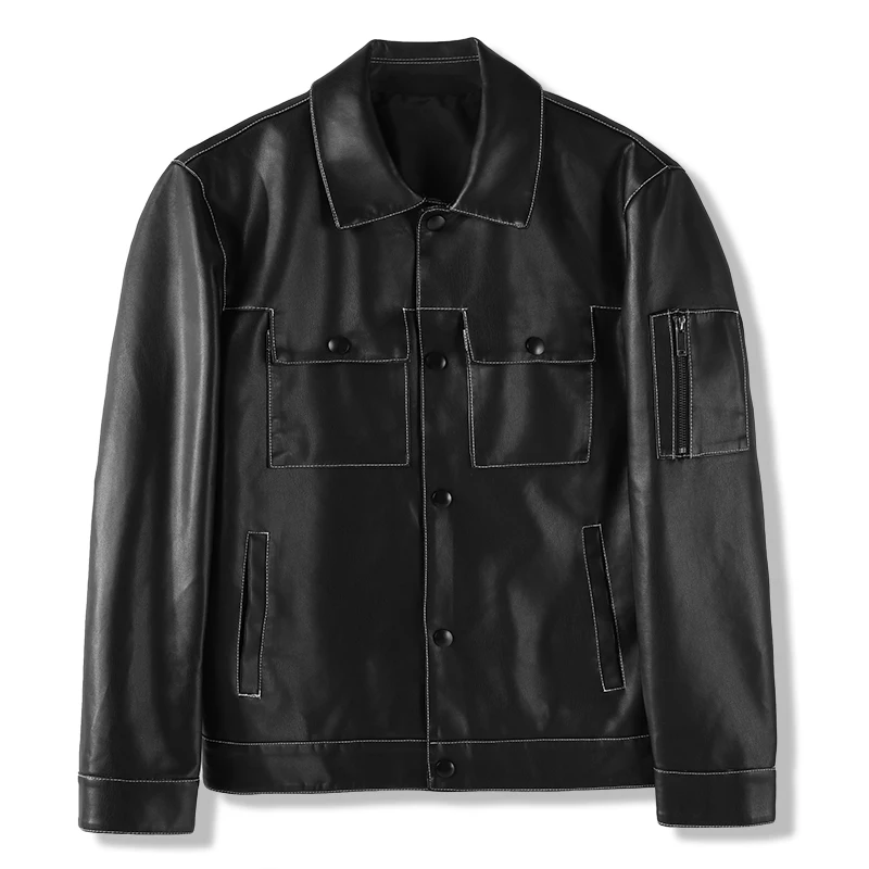 Luud 2023 красивая и стильная куртка мужская верхняя одежда корейская мотоциклетная