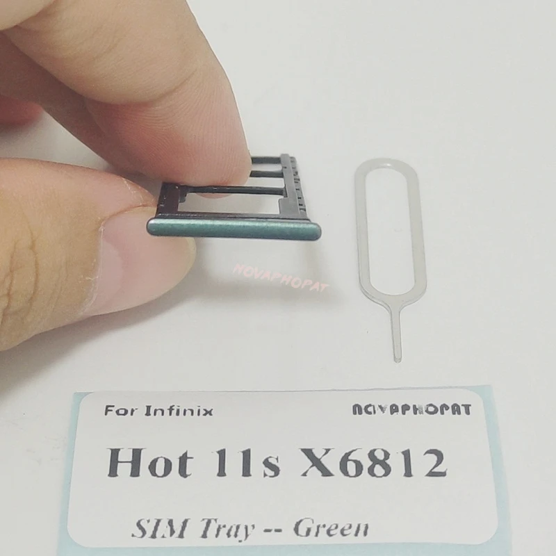 Совершенно новый лоток для SIM-карты Infinix Hot 11s X6812 X6812B держатель Sim-карты слот