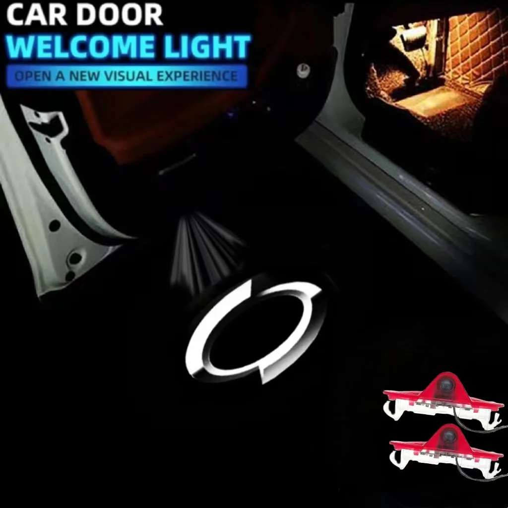 Светодиодная лампа с эмблемой дверь автомобиля приветственное освещение
