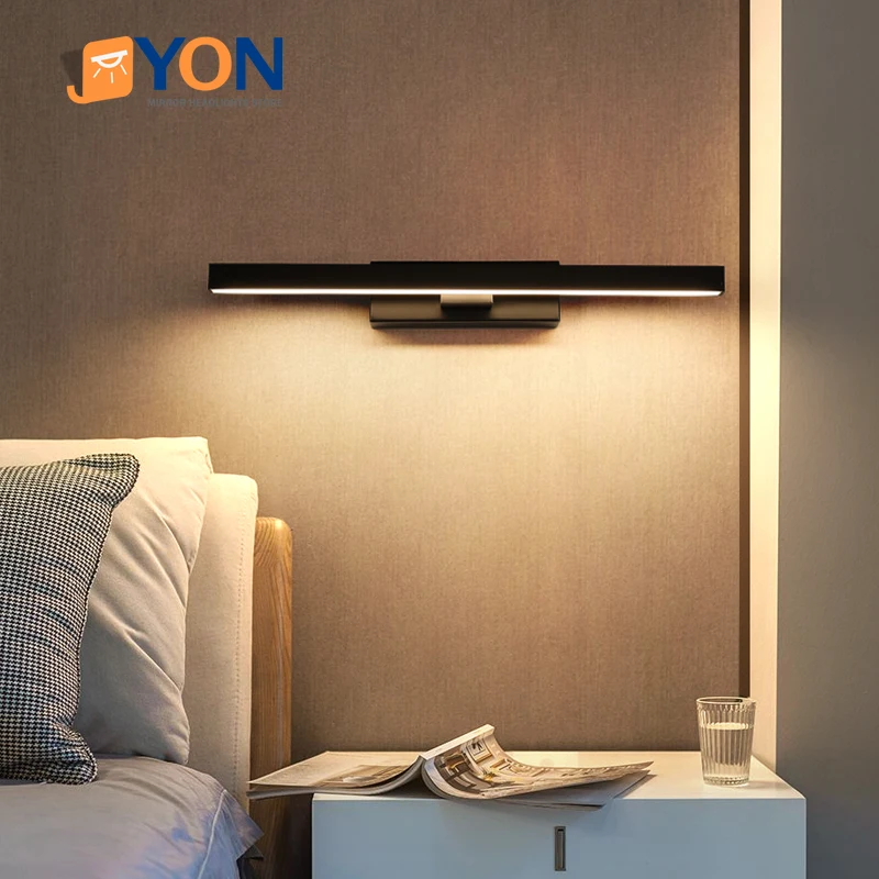 

Led Wall Lamp Aluminum 180 Degree Rotatable Living Room Decorative Lamp Modern Hotel Room Bedroom Bedside Lamp Mirror Headlight