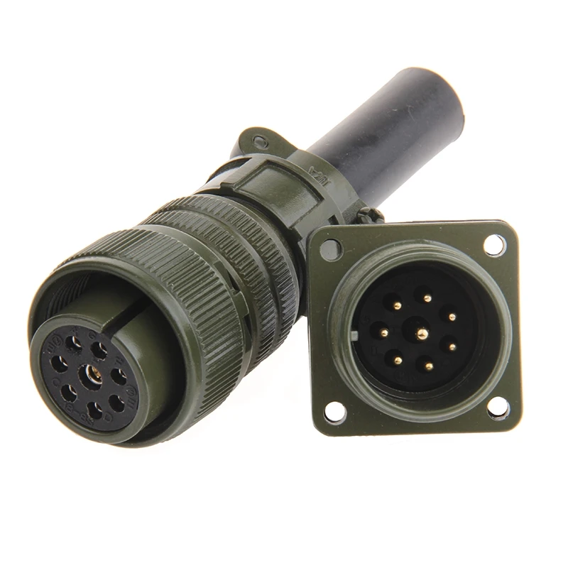 

MS5015 8 core U.S. Military Standard Aviation Plug Connector MS3106A 18-8S MS3102A 18-8P