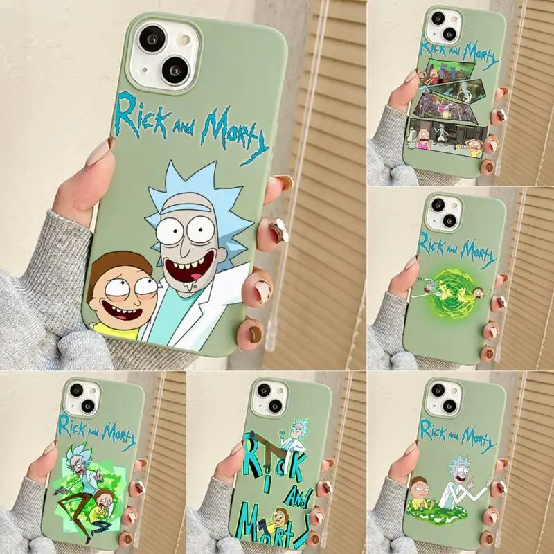 

Ricks And Morties Phone Case For Iphone 7 8 Plus X Xr Xs 11 12 13 Se2020 Mini Mobile Iphones 14 Pro Max Case