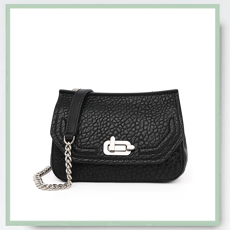 

Bags Women Saddle 100% Sheepskin Shell Simple Design Solid High Quality Elegant Cross Body Bag Fashion Handbags