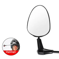 mirror silver helmet mtb helmet side mirrors bicycle rearview mirror bike cycling rear view helmet safety view tools